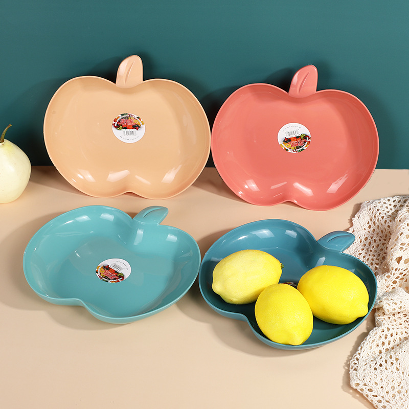 Creative apple-shaped home fruit platter, new creative living room fruit platter, dried fruit platter, snack platter