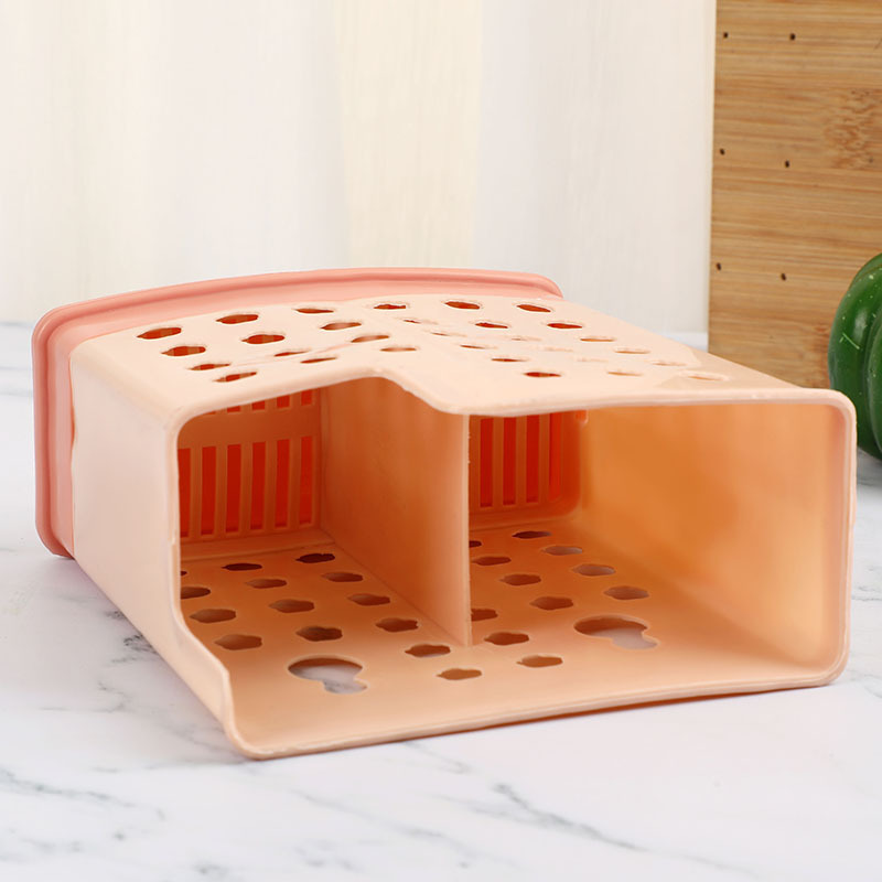 Tray chopstick basket, home simple style hollowed-out PP chopstick storage box, kitchen organizing tableware storage box Application Scenario