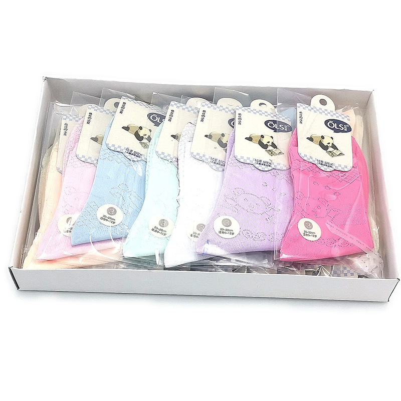 B1415 Summer children's Socks, short tubes, baby socks, children's socks, street vending socks, Yiwu 2-yuan store, department store Specification image