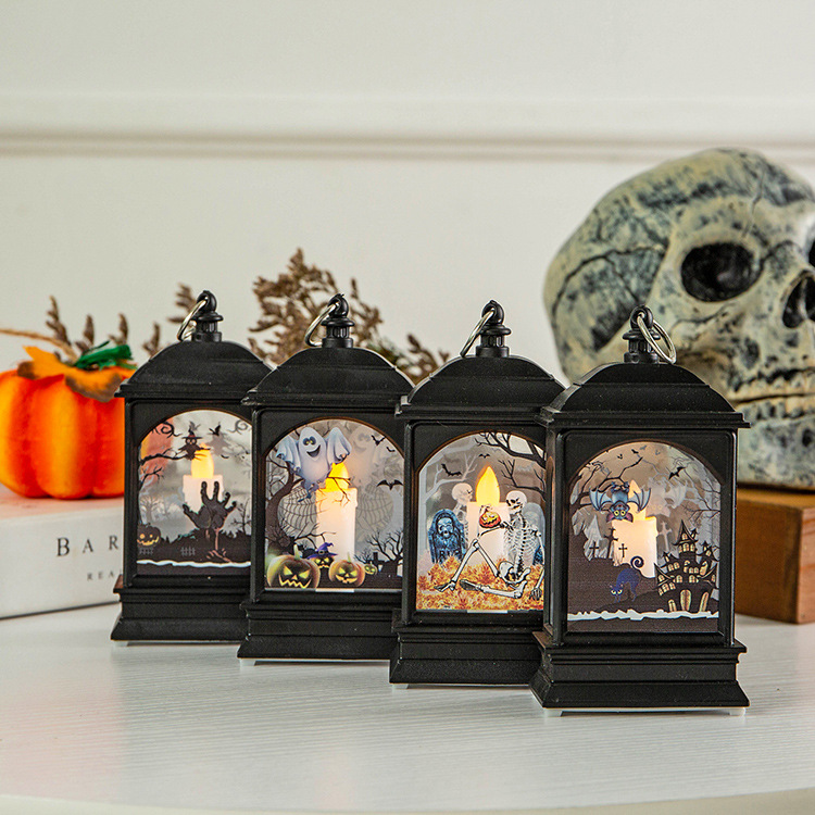 New Halloween led wind lamp decoration props Application Scenario