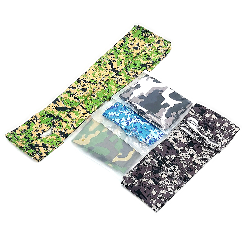 H1735 Camouflage Ice Silk Sun Protection Sleeve for Driving Sun Protection, Summer Refreshing UV protection, 10-yuan store in Yiwu Specification image