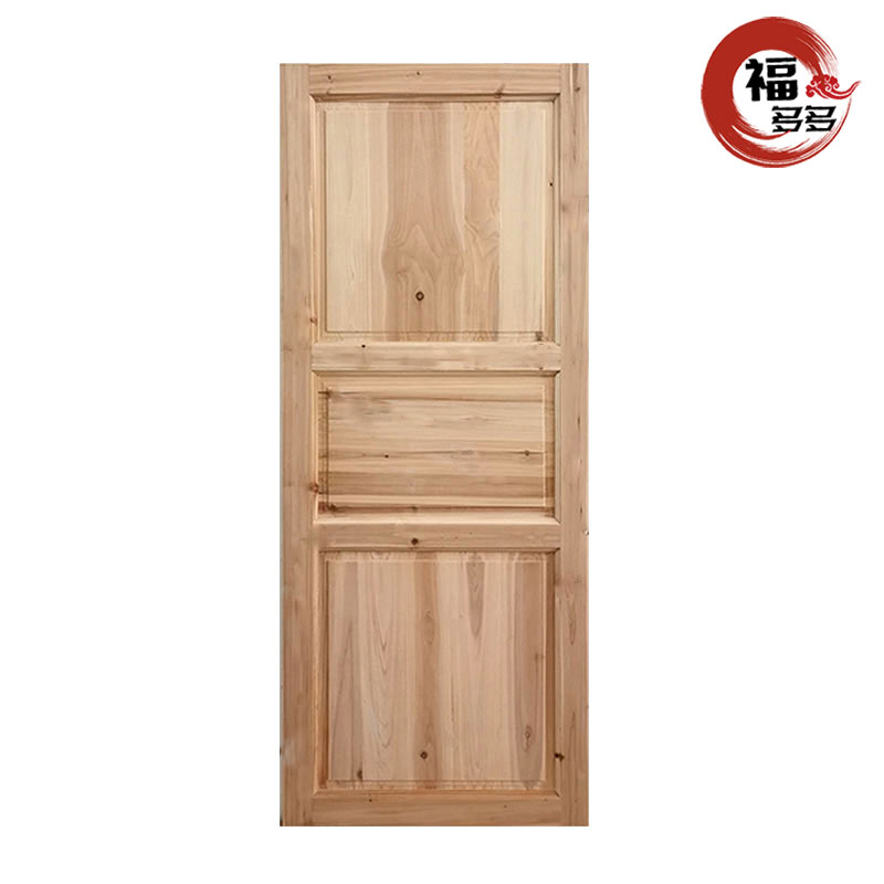 Customized solid wood doors, eco-friendly solid wood doors, fir solid wood doors, sliding and folding kitchen and bathroom doors, suite doors, white base Item Picture