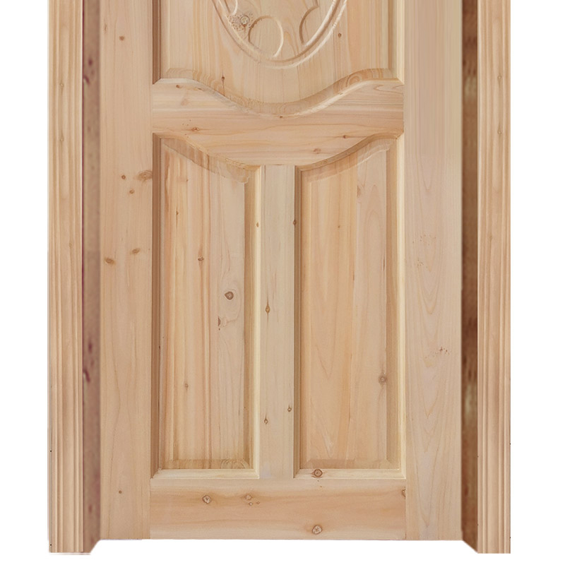 Customized solid wood doors, Chinese-style fir door sets, solid wood doors, interior door sets, barn doors, room doors, bedroom doors Specification image