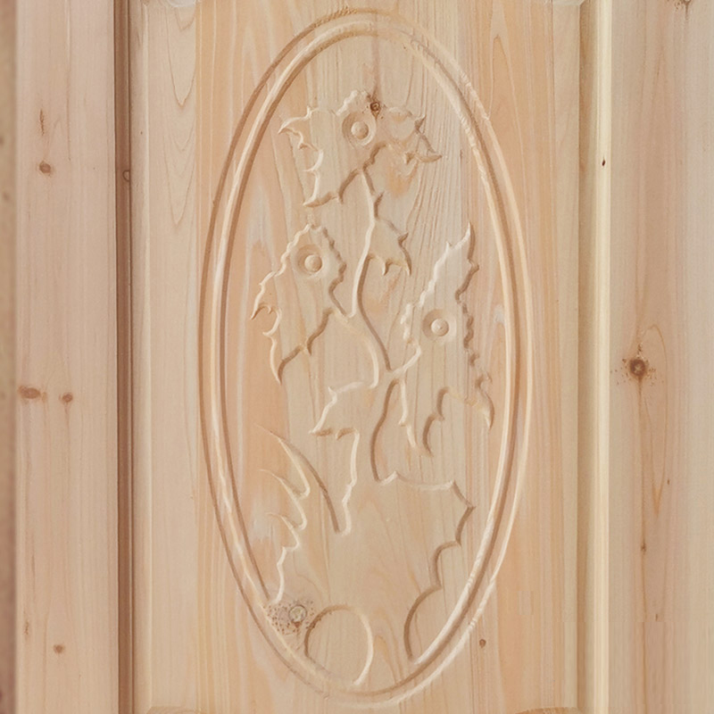 Customized solid wood doors, Chinese-style fir door sets, solid wood doors, interior door sets, barn doors, room doors, bedroom doors details Picture