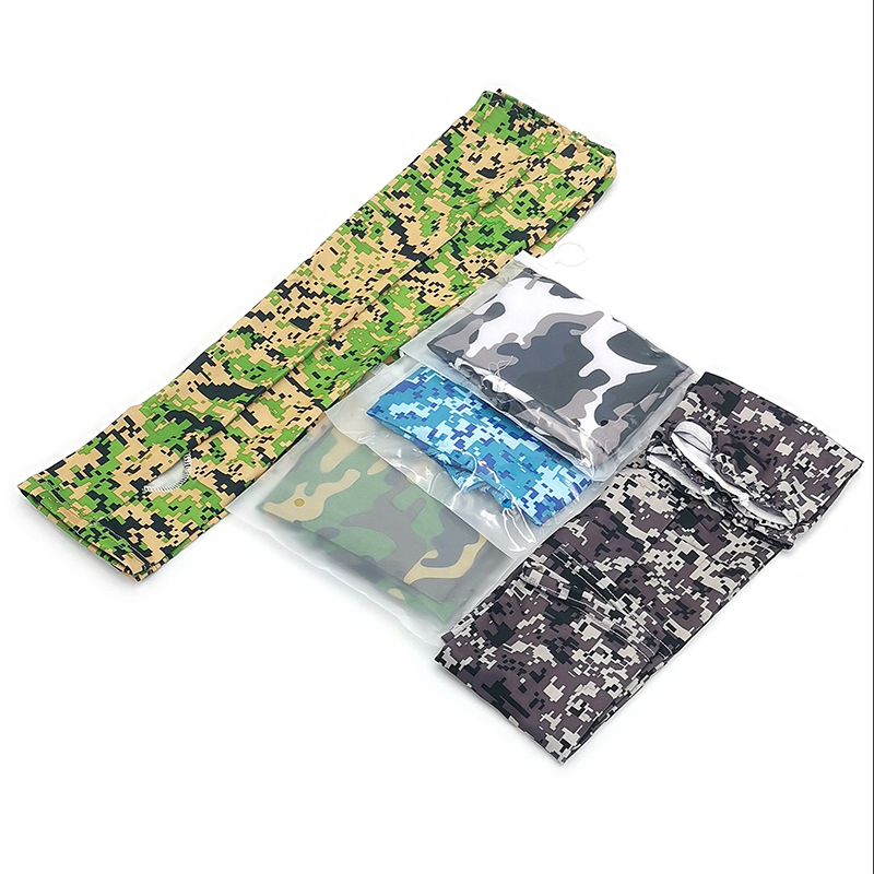 H1735 Camouflage Ice Silk Sun Protection Sleeve for Driving Sun Protection, Summer Refreshing UV protection, 10-yuan store in Yiwu details Picture