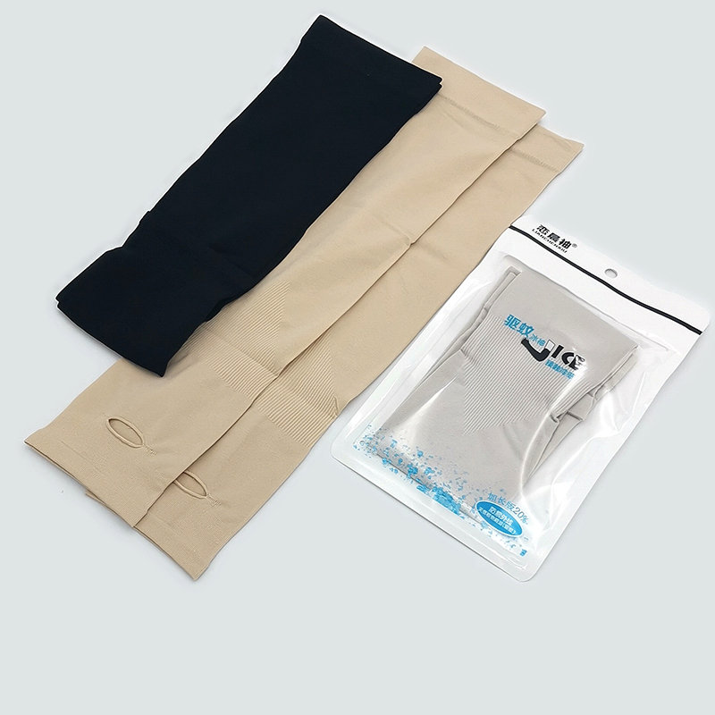 防晒袖套实物图