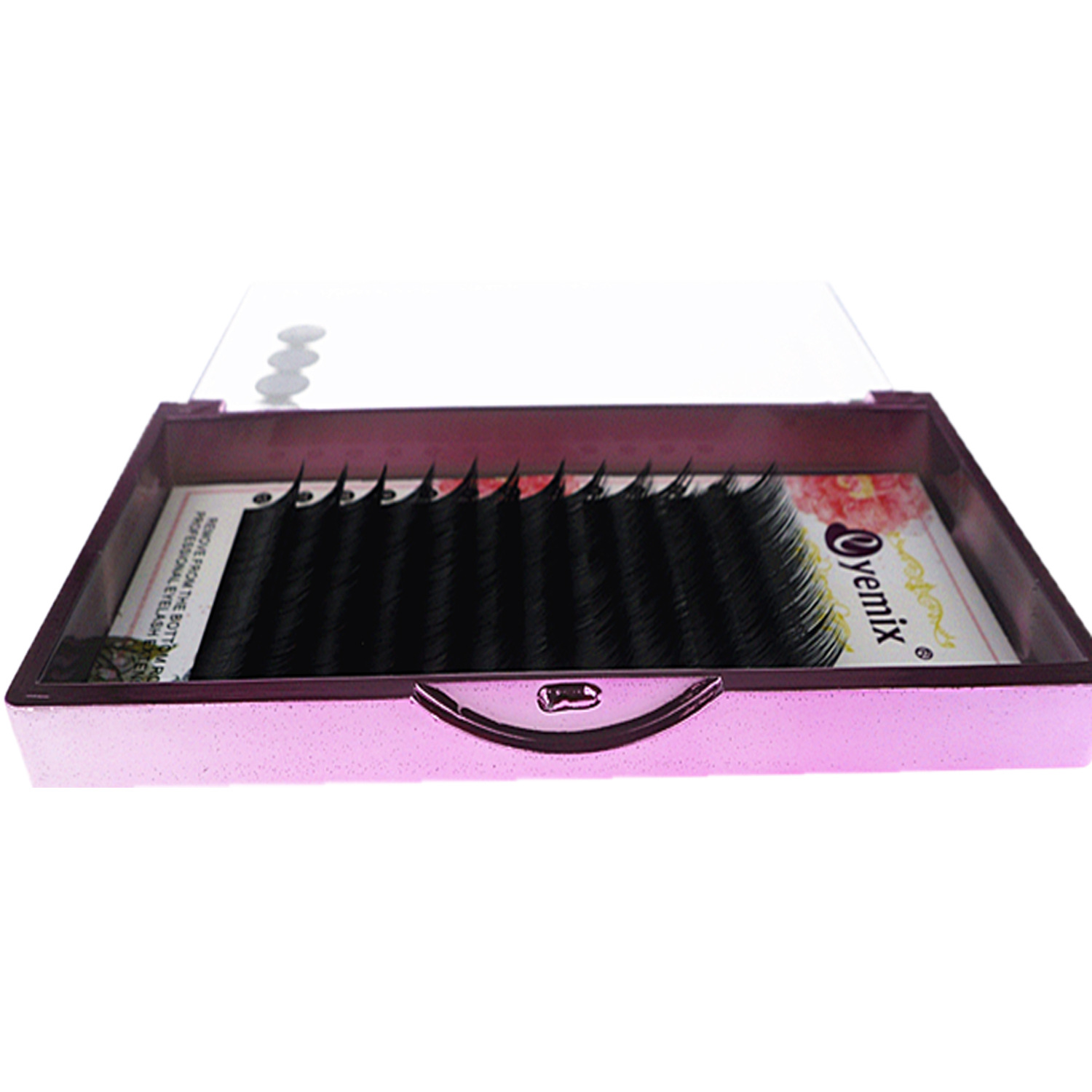 Eyemix Taiwan Camellia Korean Fiber Grafted Eyelashes Blossom Planting Close Row Eyelashes Factory Direct Sales Specification drawing