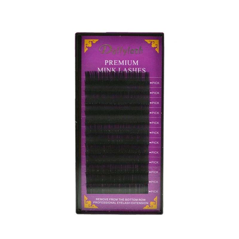 Wholesale of 12-row false eyelash extensions and eyelash implants, a best-selling product in Taiwan, featuring pure handcrafted close-spaced eyelash extensions Item Picture