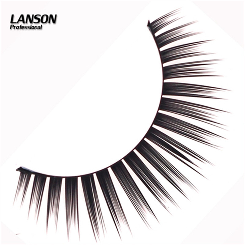Mary's 1-pair new false eyelashes are thick, natural, with a gradient of colors and fashionable fiber hair eyelashes Specification image