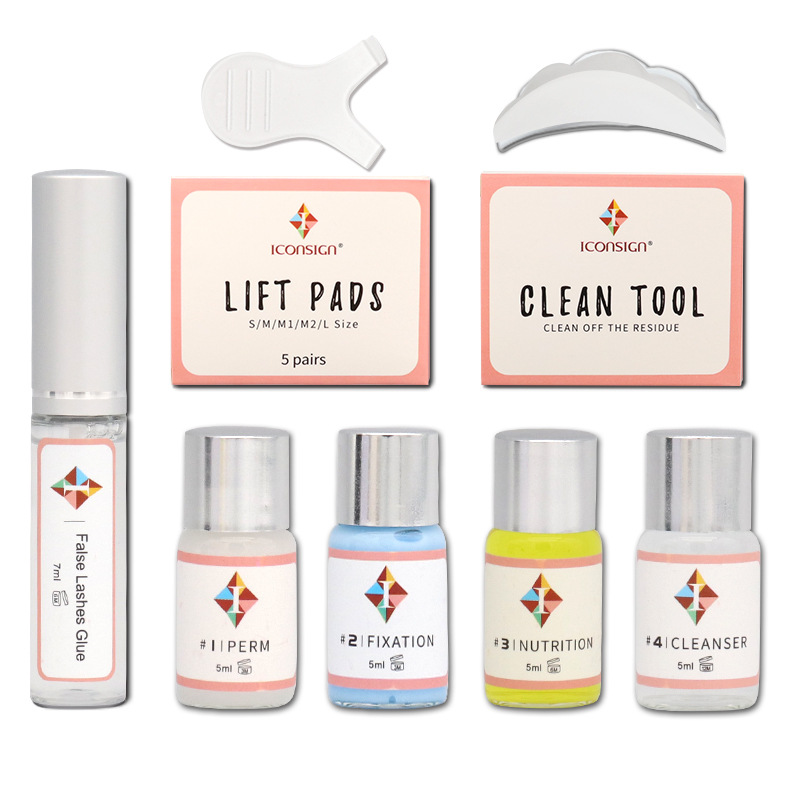 Cross-border Barbie Curl Cold eyelash perming agent Beauty salon keratin eyelash lifting Technique Long-lasting styling eyelash perming set Item Picture