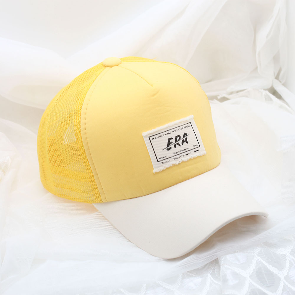 Children's hats, men's trendy summer baseball caps, girls' sun protection thin cool hats, babies' sun protection suneye net hats Item Picture