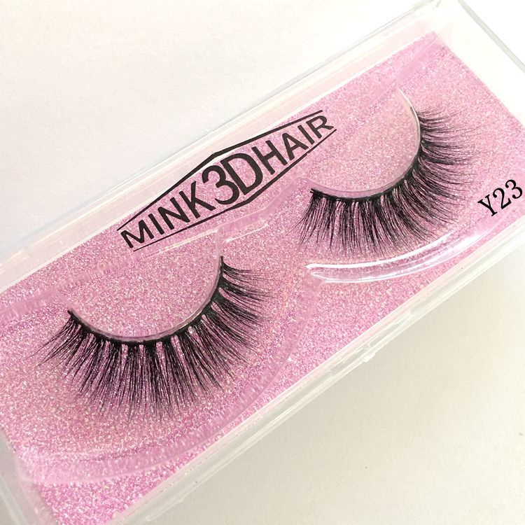 Wholesale of 3d false eyelashes imitating mink hair from European and American manufacturers, cross-border thick false eyelashes factory wholesale