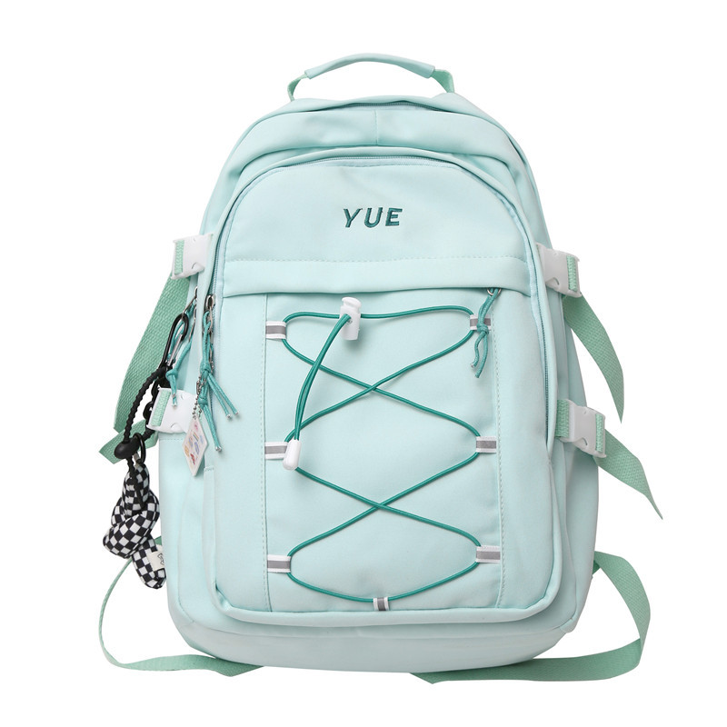 Mochila escolar mujer versión coreana estudiante de secundaria gran capacidad original cebu bolso de trabajo mochila hombre moda cool ins mochila de moda Item Picture