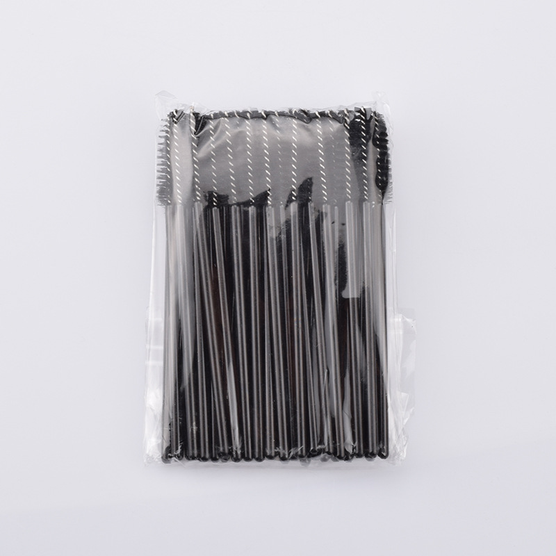 Factory direct sales of disposable false eyelash brushes, eyebrow brushes, spiral eyelash brushes and nylon eyelash curling combs Specification image