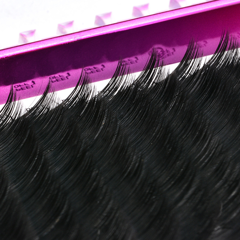 New flat black eyelash extensions, close-knit eyelash extensions, 0.12 thickness B/C curls, direct sales from the manufacturer Application Scenario