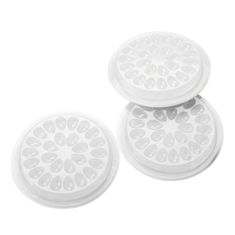 Large-sized, base, patterned plate, eyelash extension glue tray, eyelash extension tool, PVC sunflower seed glue gasket Item Picture