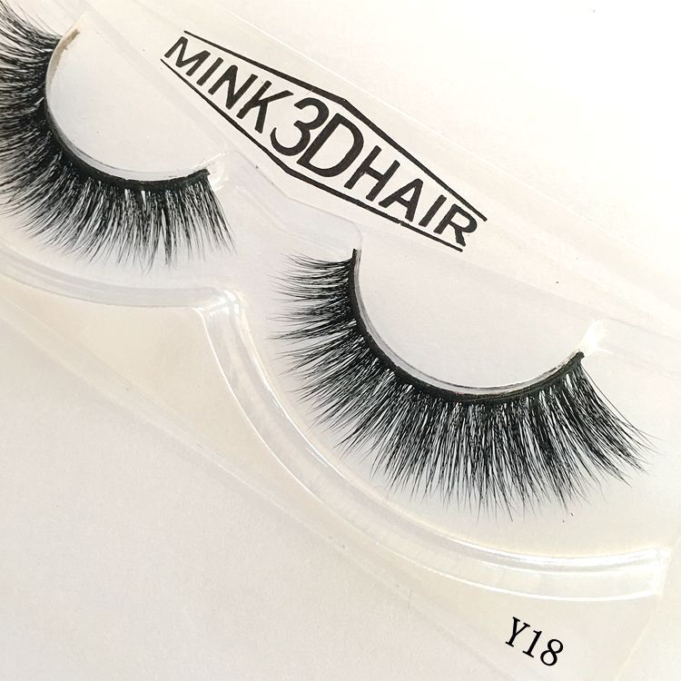 Wholesale of 3d false eyelashes imitating mink hair from European and American manufacturers, cross-border thick false eyelashes factory wholesale Item Picture