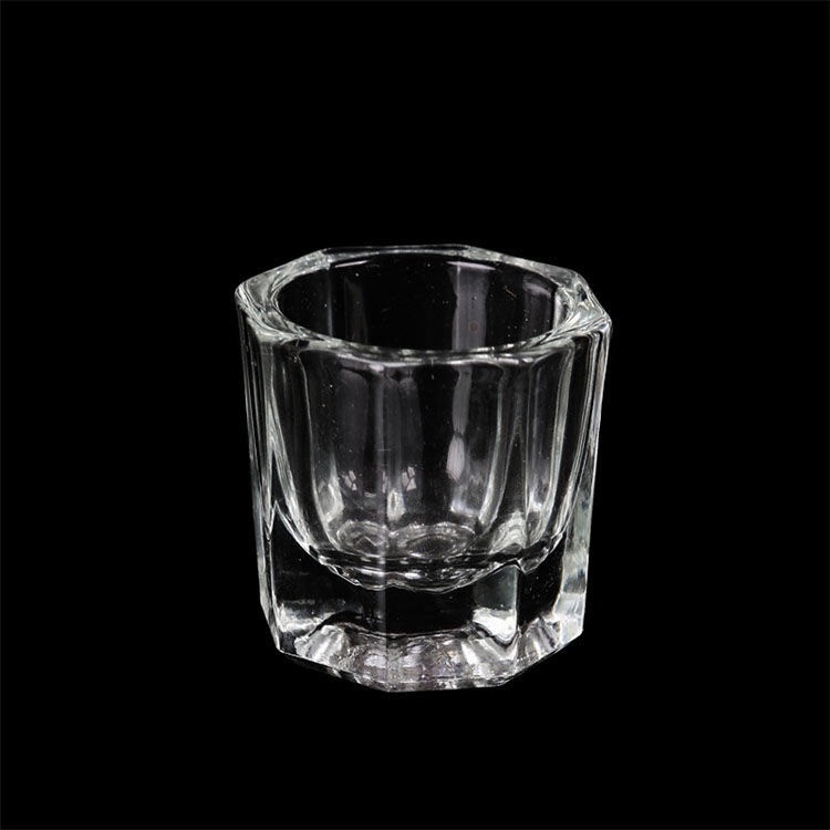 Wholesale of special glue cups for grafting, nail removal water cups, thickened crystal glass cups, and eyelash extension auxiliary tools Specification image
