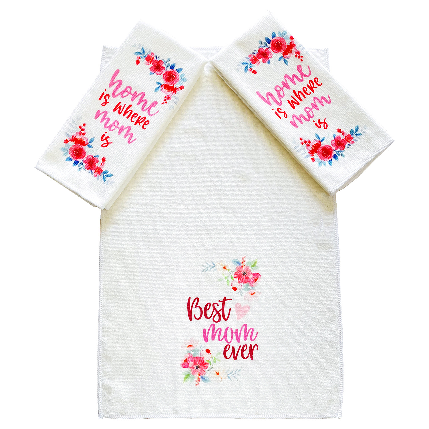 Custom-made microfiber printed dishcloths, Christmas tea towels, kitchen tea towels and all kinds of towels for cross-border e-commerce Application Scenario