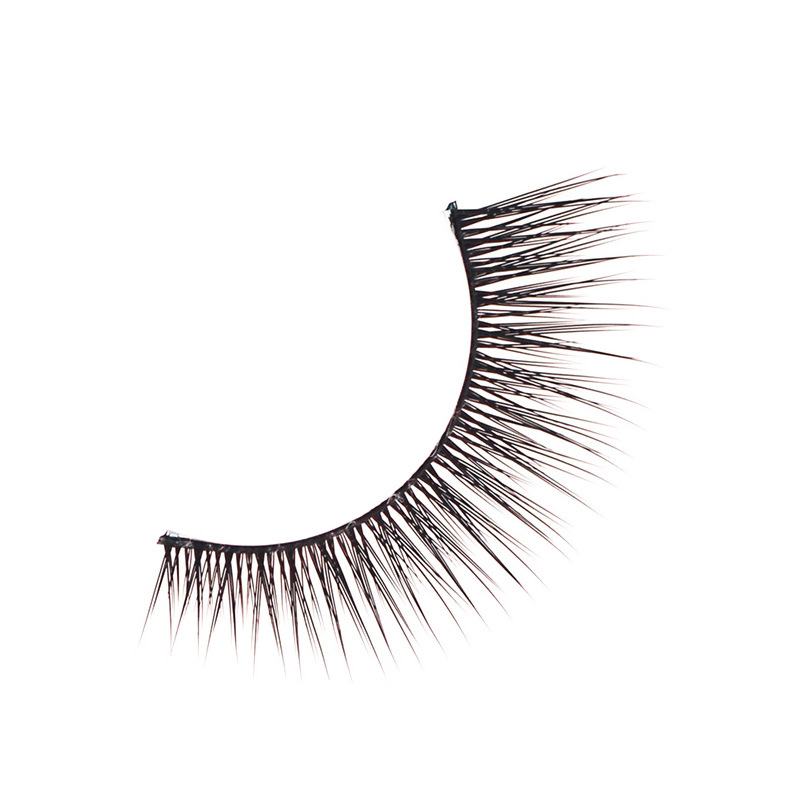 Reusable thick, natural and realistic false eyelashes, 3D stereoscopic performance eyelashes details Picture