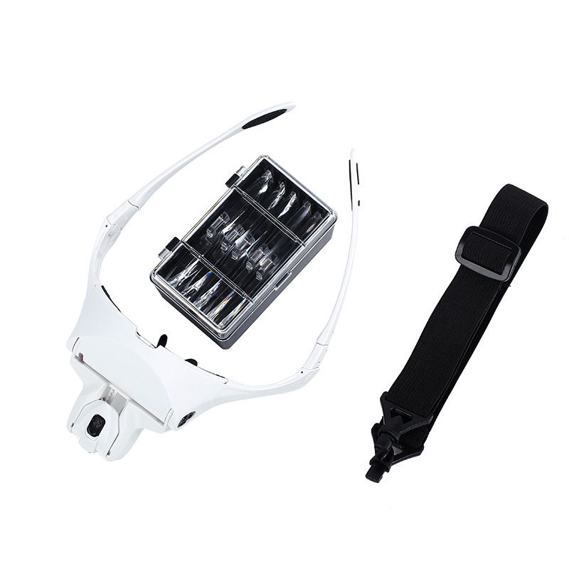 Tattoo Graft Magnifying Glass With Led Light For Elderly Reading Repair Inspection And Appraisal Multi-Gauge Lens Magnifying Glass Item Picture