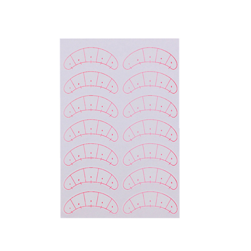 Eyelash extension student five-point positioning eye stickers for eyelash implantation teaching and learning. One bag of ten eye stickers costs 70 Item Picture