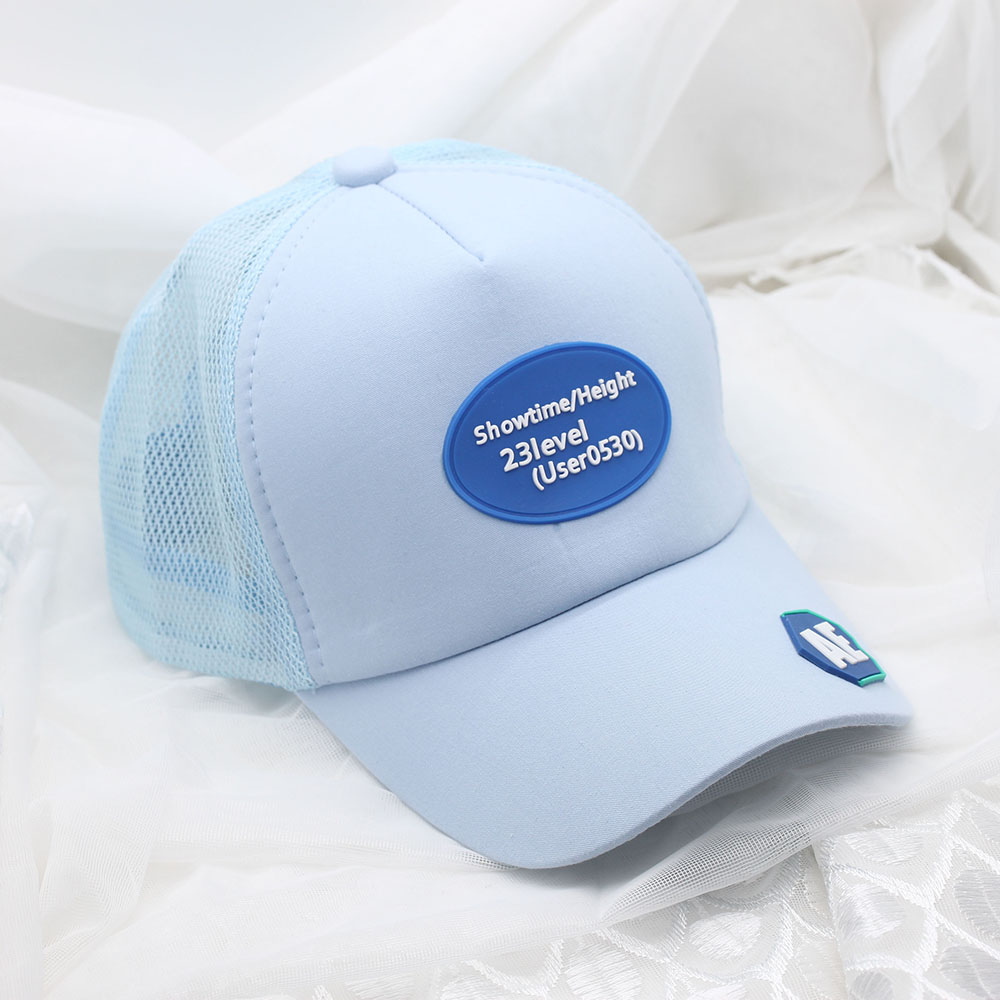 Children's hats, men's trendy summer baseball caps, girls' sun protection thin cool hats, babies' sun protection suneye net hats Specification image