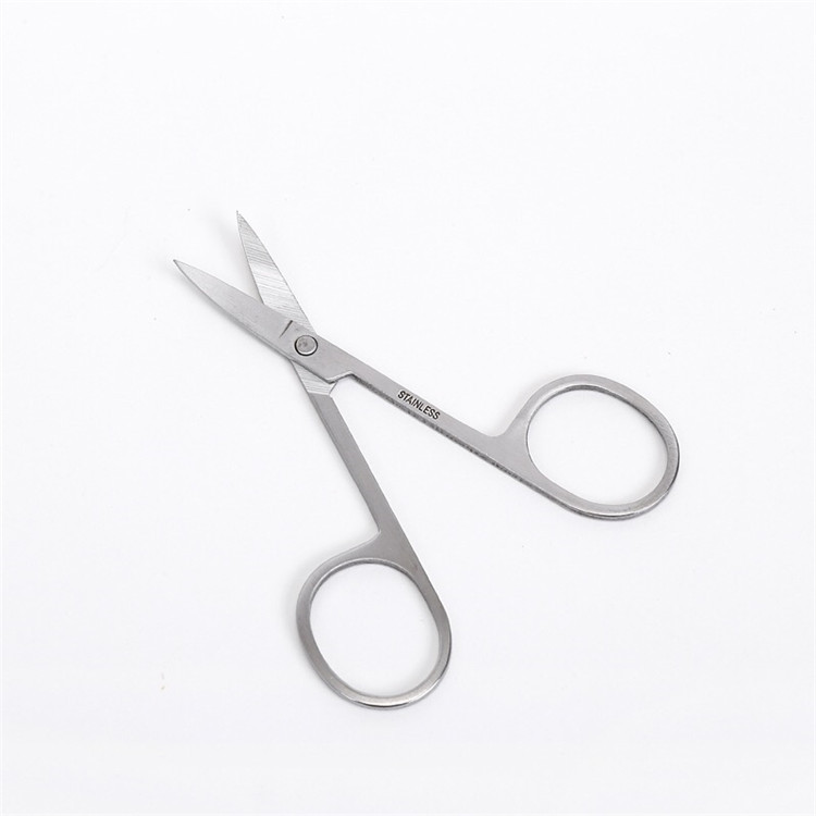 Beauty scissors, small household scissors, stainless steel eyelash clippers, compact makeup clippers, eyebrow shaping tools, factory direct sales Item Picture