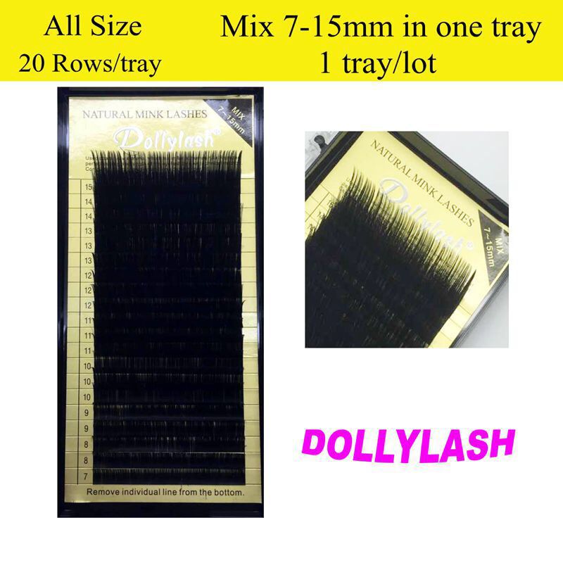 Japanese and Korean ultra-fine imitation mink fleece, 20 rows of false eyelashes and eyelash extensions, 0.15mm fine JBCD roll, 7-15mm Application Scenario