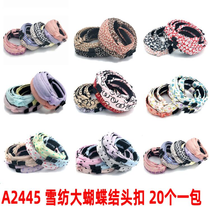 A2445 Chiffon big bow head buckle style random headband Hair net accessories Hair accessories 2 yuan shop 2 yuan shop