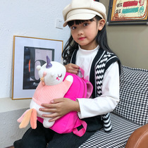 New unicorn backpack children's backpack Korean version waterproof nylon kindergarten backpack support printing