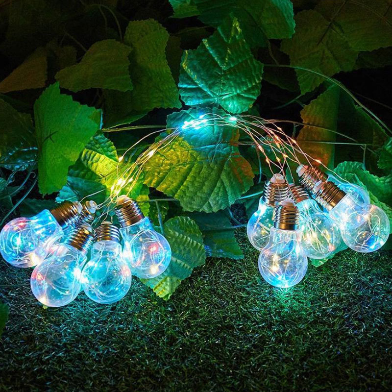 亚马逊LED许愿球灯串圣诞创意婚庆灯泡圆球灯铜丝灯串led铜线灯串