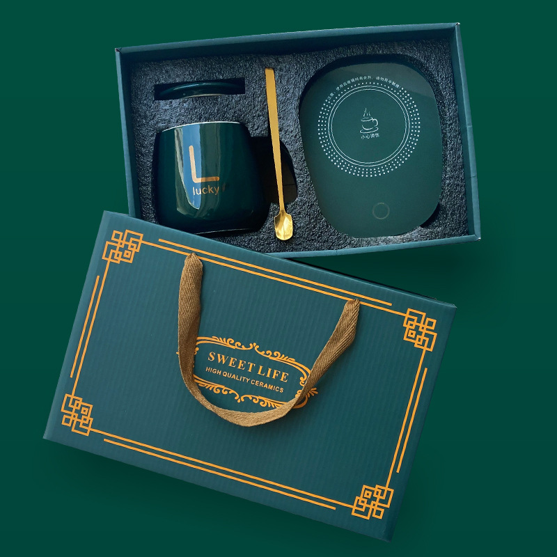 陶瓷暖暖杯/加热杯垫/咖啡杯产品图