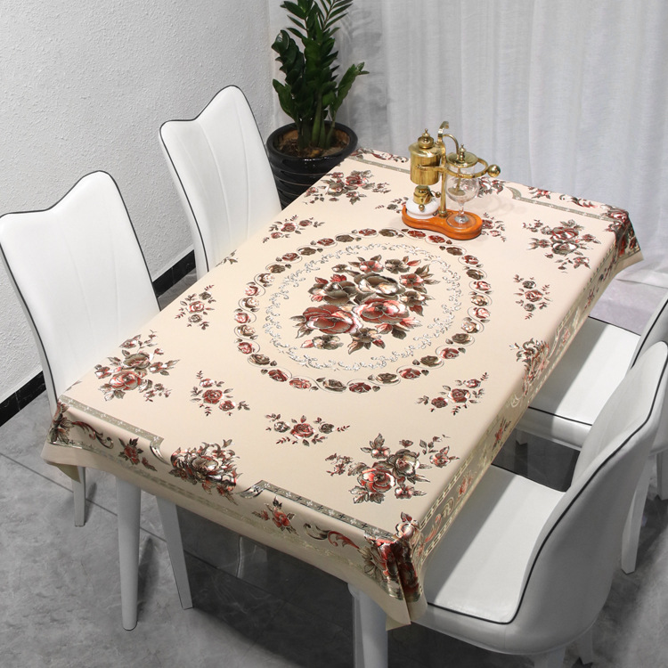 餐桌布艺/台布/桌布实物图