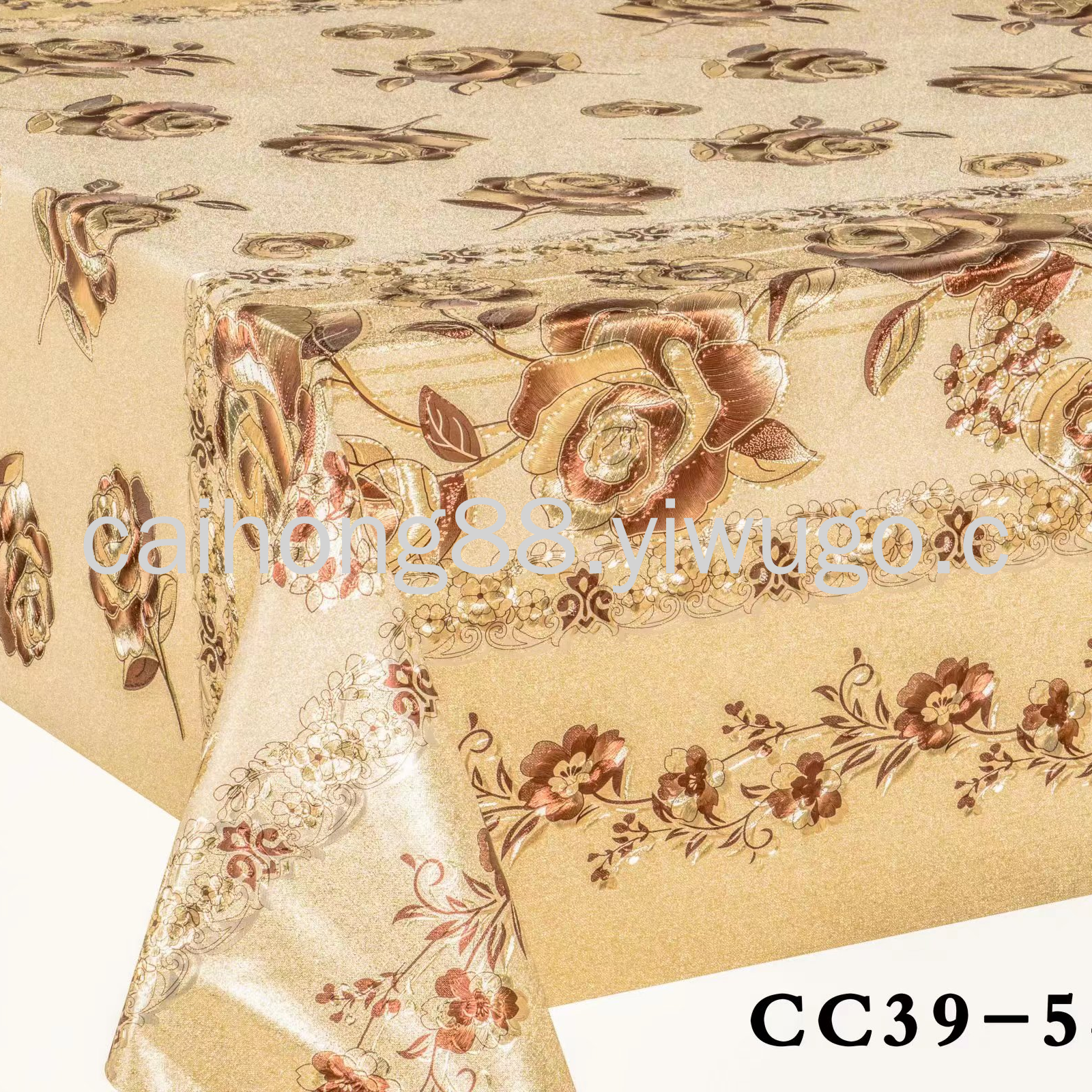 Factory direct sales of European-style high-end fashionable home and hotel waterproof and no-wash tablecloths with embossed yarn fabric full figure