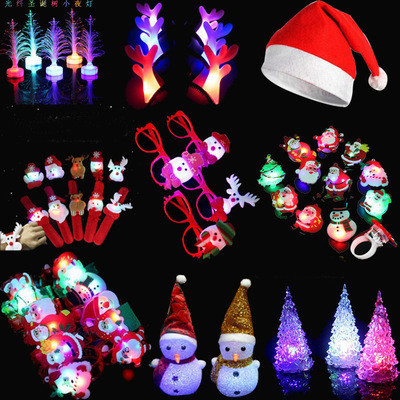 圣诞节派对用品 圣诞戒指/手环/头箍/胸针/雪人/ 圣诞小礼品