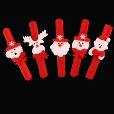Christmas promotional gifts Plush Santa Pat ring cartoon pat ring toy Christmas ornaments