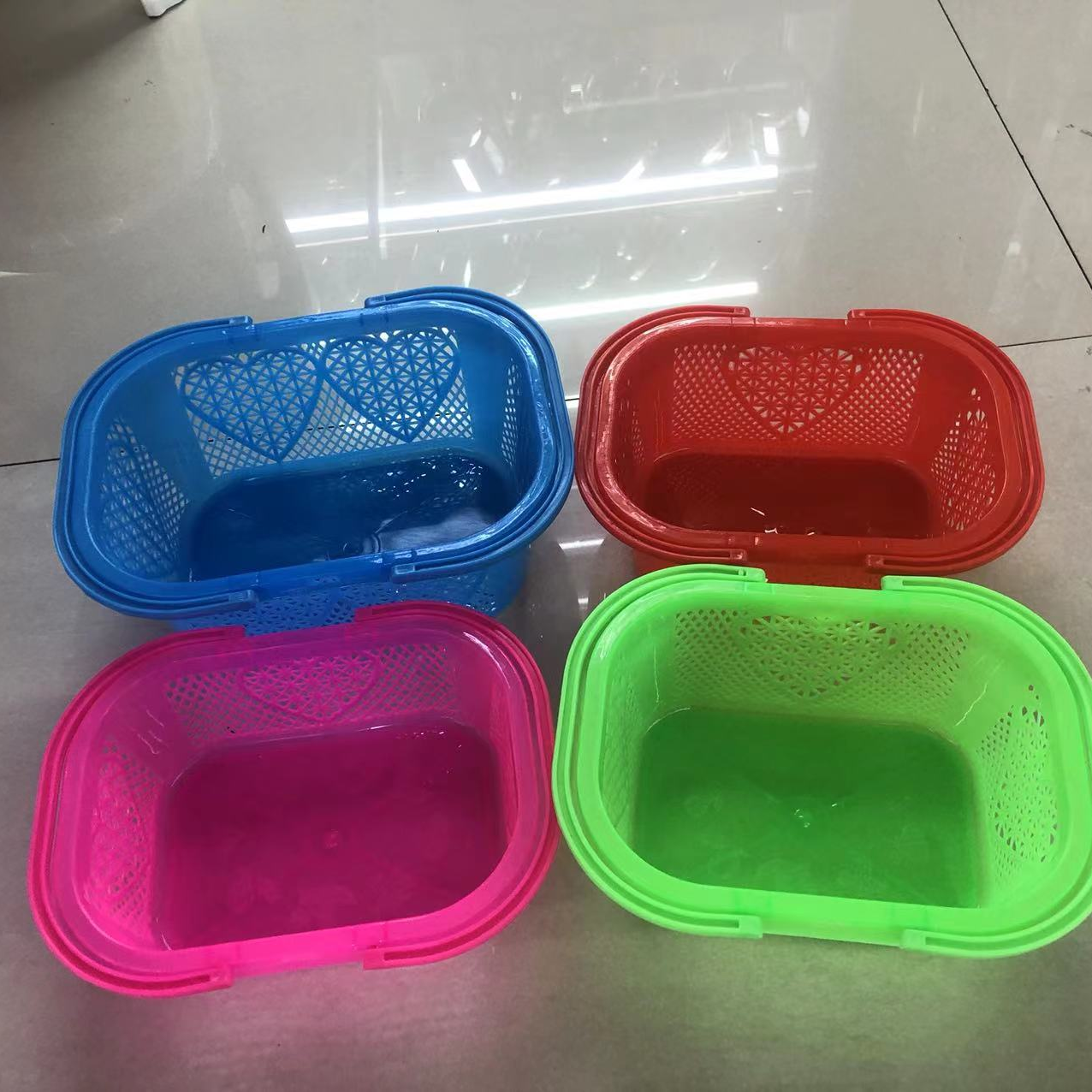 批发供应2022新款塑料篮 水果篮 杨梅，草莓，蓝莓，专用蓝