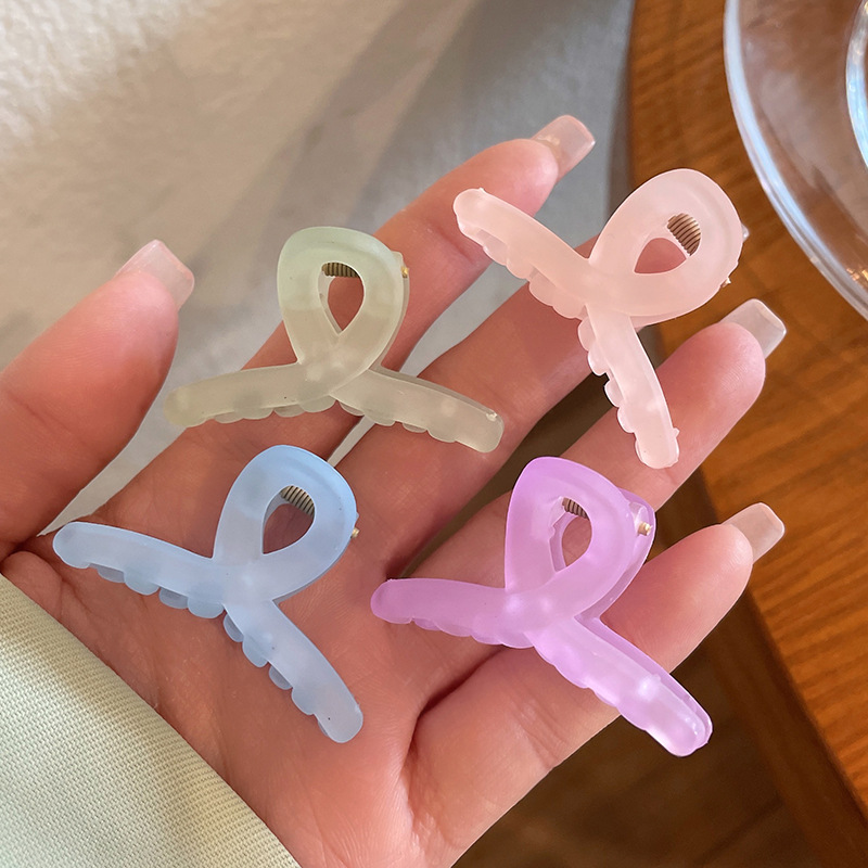 糖果色小发抓小号迷你抓夹蓝色可爱卡子头饰网红爆款发夹小鲨鱼夹