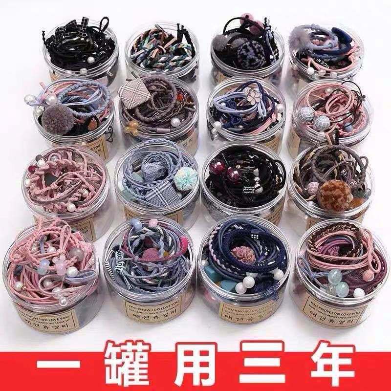 韩版简约网红蝴蝶结发圈扎头发橡皮筋头绳可爱成人蝴蝶结发饰批发