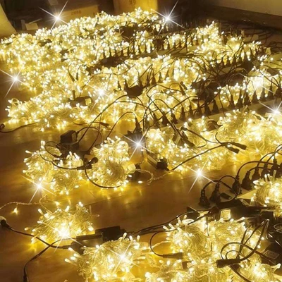 24V low-voltage lamp string waterproof star string lights outdoor flashing lights lighting project Mantianxin led decorative lights around the tree thumbnail