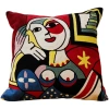 American cartoon Picasso embroidered throw pillow sofa cushion cover, headboard large backrest lumbar support, nap office throw cover Item Picture