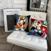 American cartoon Picasso embroidered throw pillow sofa cushion cover, headboard large backrest lumbar support, nap office throw cover details Picture