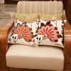 Chinese-style retro throw pillows, American-embroidered cushions, bedroom headrests, homestay and hotel bedside pillowcases, versatile shoulder bags details Picture