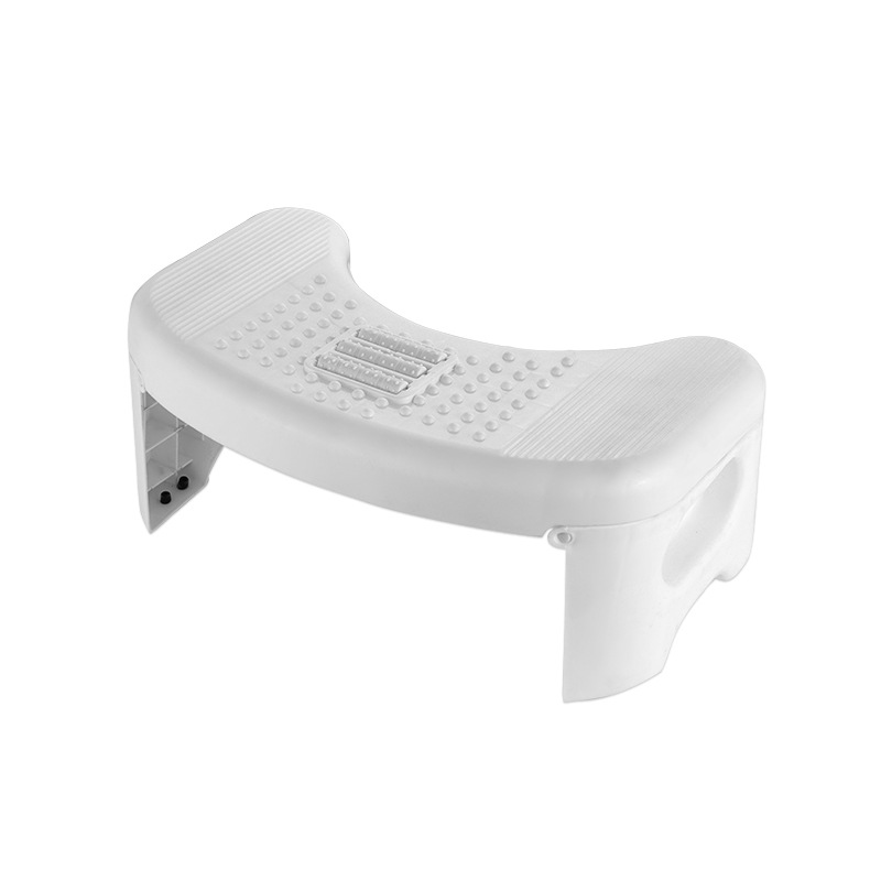 Household folding toilet footrest, children and adults, toilet seat stool, footrest, plastic thickened anti-slip footrest Item Picture