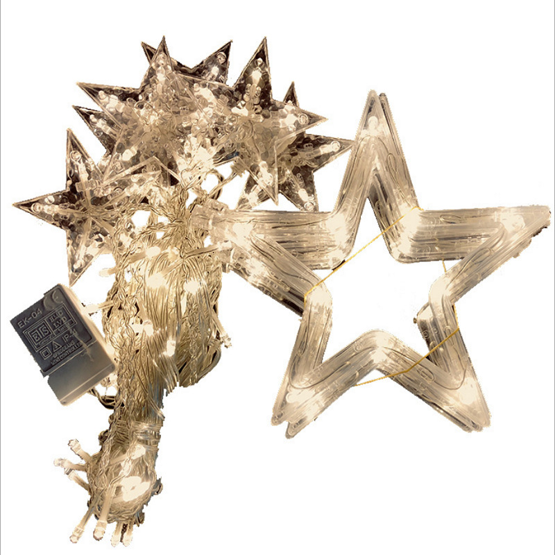 The manufacturer sells LED colored lights, star lights, string lights, starry sky lights, popular room decoration, romantic curtain lights wholesale Item Picture