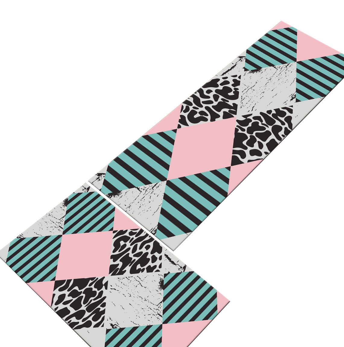 Cross-border kitchen floor MATS, Bohemian-style bathroom door MATS, floor MATS, Moroccan wall tiles, home kitchen carpets Item Picture