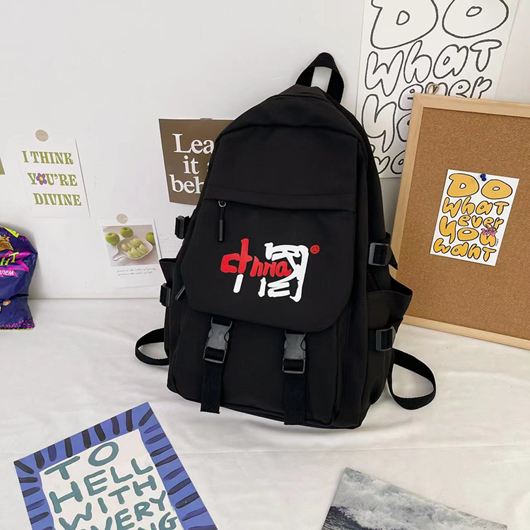 Yiding Luggage 7158 New Style schoolbag for girls, Korean version, backpack for junior and senior high school students