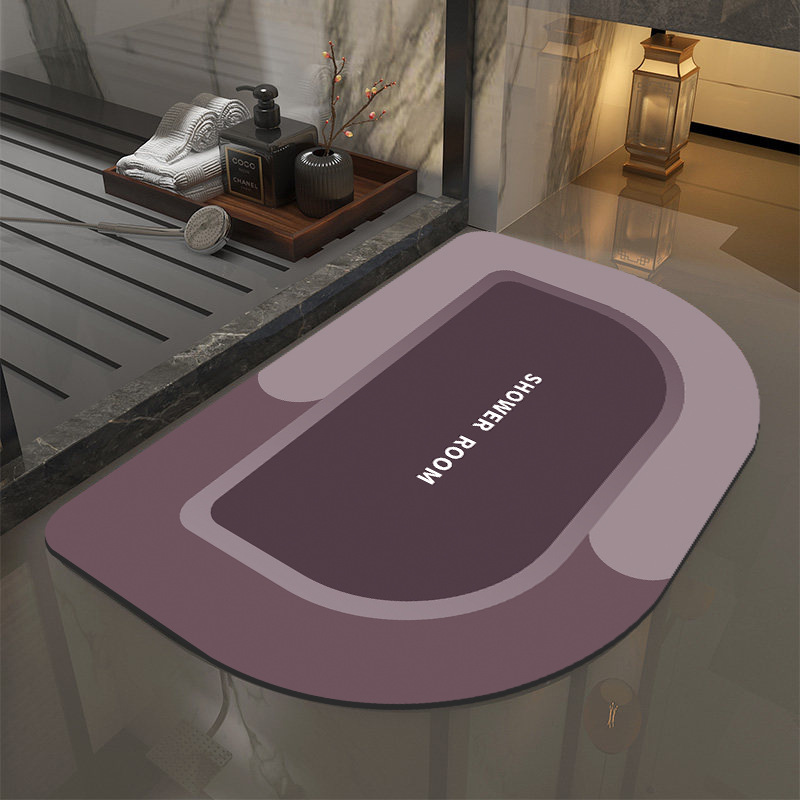 Cross-border light luxury diatom mud floor MATS, cartoon bathroom water-absorbing quick-drying anti-slip MATS, toilet floor MATS and door MATS Specification image