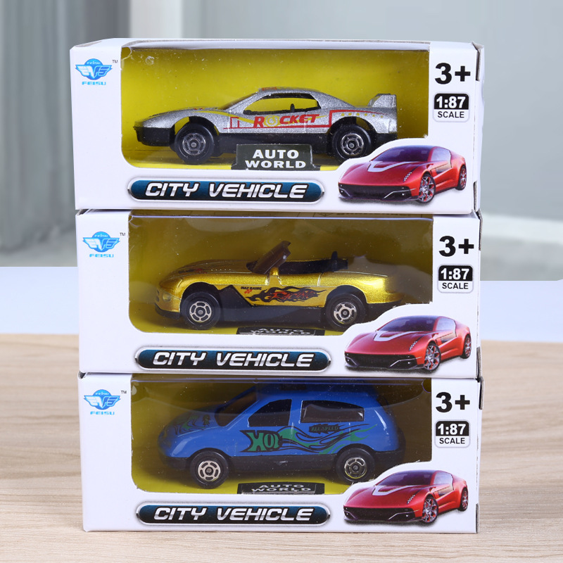 Metal alloy, iron shell, iron sheet, car racing car, sports car, rebound sliding, engineering vehicle model, toy, kindergarten gift details Picture